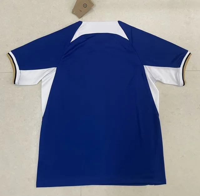 Nike Chelsea FC Navy White Color-Blocked Sleeves Jersey 3