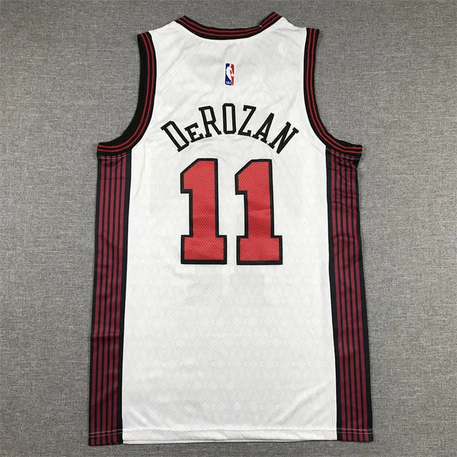 Maillot de basket Nike Chicago Bulls City Edition Blanc 3