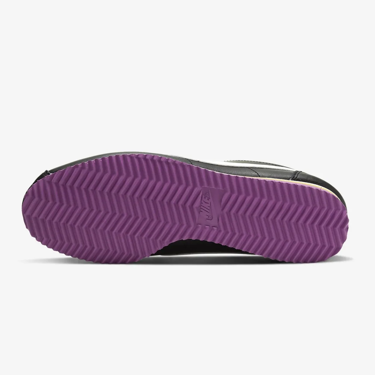 Nike Cortez Black White Yellow Purple Lifestyle Sneakers 19