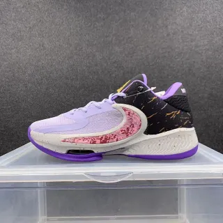 Nike Cosmic Unity 2 हल्का बैंगनी काला गुलाबी मार्बल बास्केटबॉल शूज