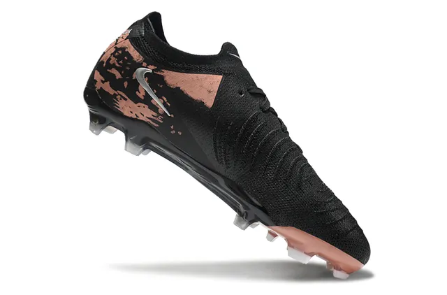 Nike Cyclone কালো বাদামী নিম্ন-কাট সক-ফিট আপার ডিস্ট্রেসড কপার ওভারলে ফার্ম-গ্রাউন্ড ফুটবল জুতো 2