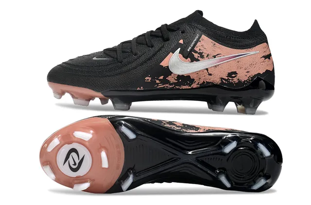 Nike Cyclone কালো বাদামী নিম্ন-কাট সক-ফিট আপার ডিস্ট্রেসড কপার ওভারলে ফার্ম-গ্রাউন্ড ফুটবল জুতো 6