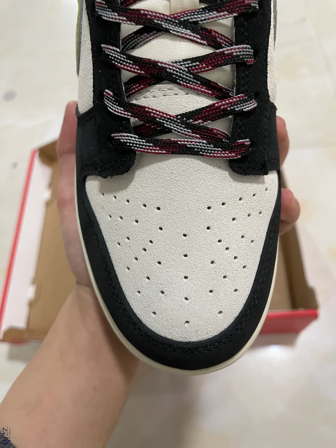 Nike Dunk Low Black Off-White Pale Yellow Lifestyle Sneakers 3