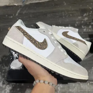 Nike Dunk Low Elephant Print White Gray Lifestyle Sneakers