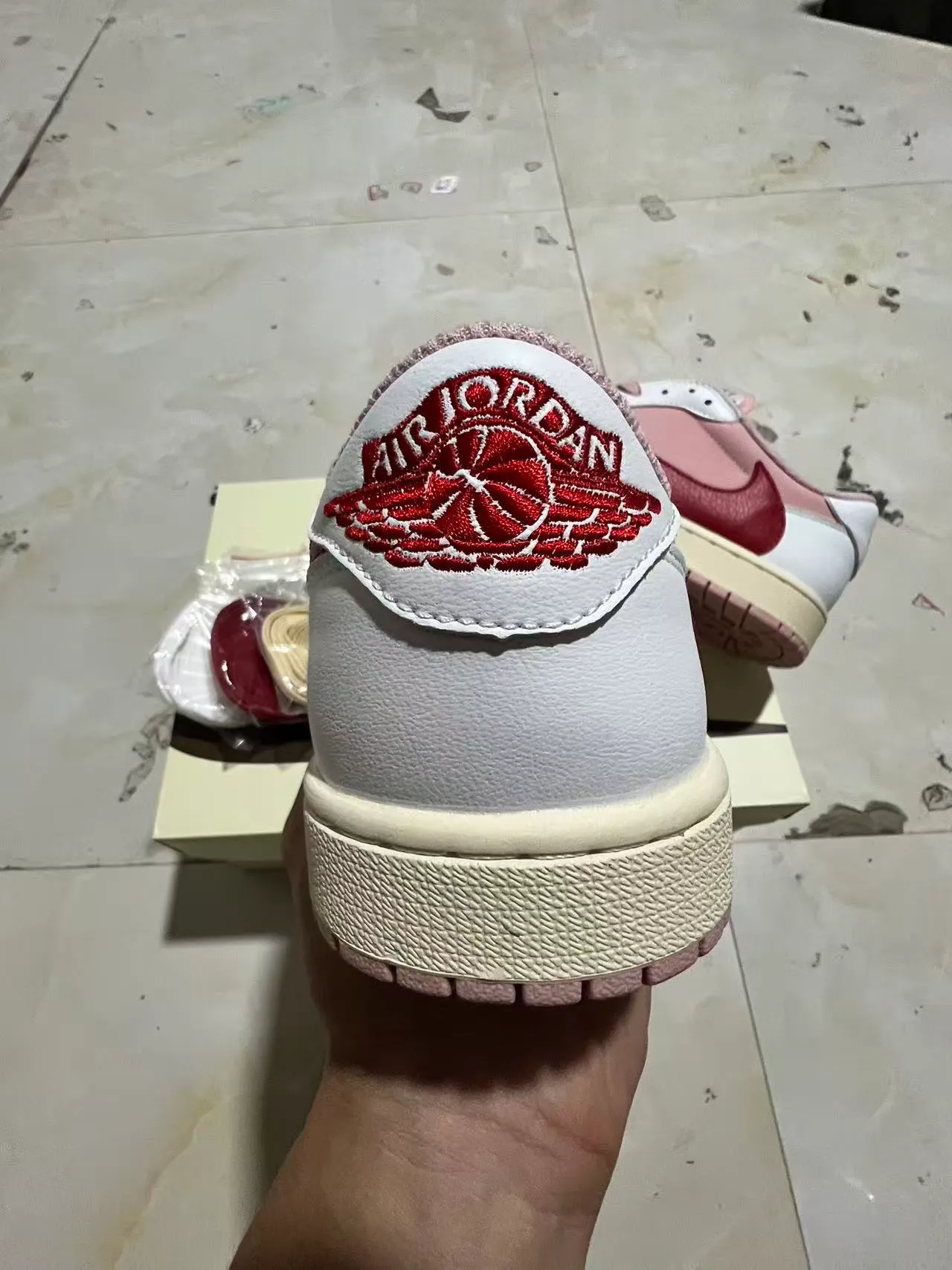 Nike Dunk Low Pink and Red Lifestyle Sneakers 8