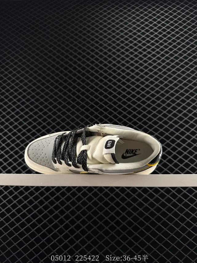 Nike Dunk Low Xiaomi Collaboration Chaussures de skateboard Gris clair Noir Jaune 6