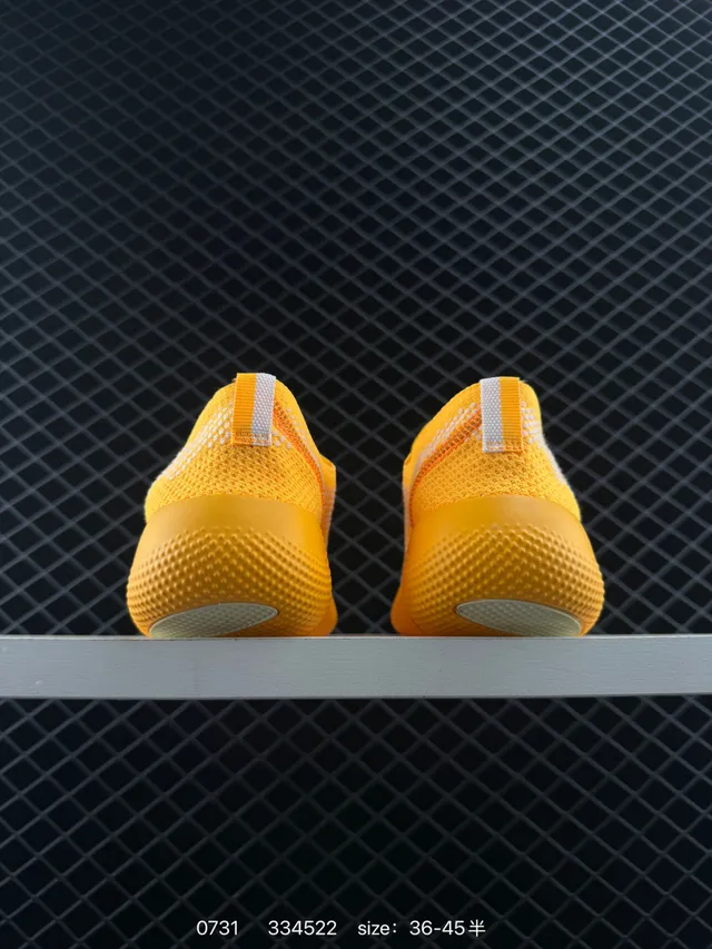 Nike Free Zapatillas de correr Amarillo y Blanco de Tejido 4