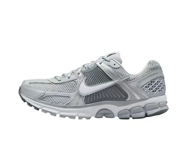 Nike Gray Black Mesh Upper Synthetic Cage Overlays Lifestyle Sneakers 5