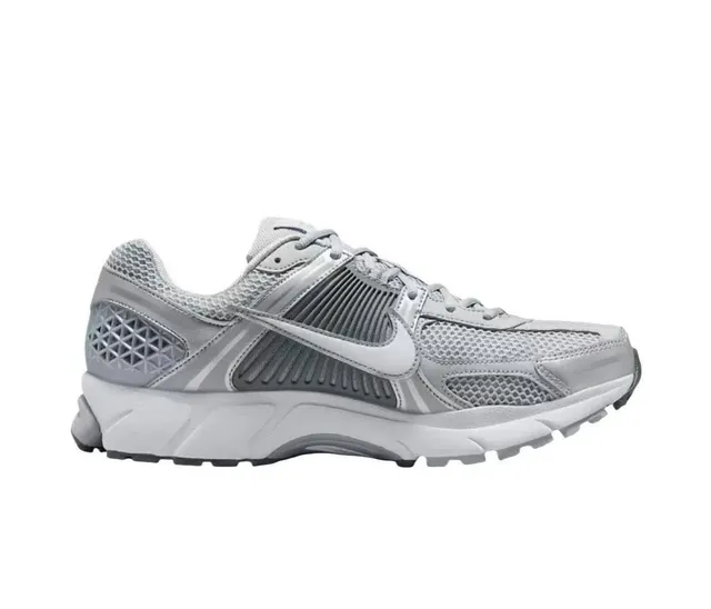 Nike Gray Black Mesh Upper Synthetic Cage Overlays Lifestyle Sneakers 6