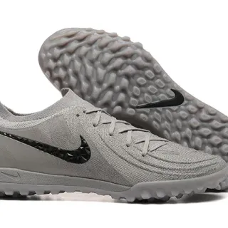 Nike Sapatos de futebol turf cinza preto