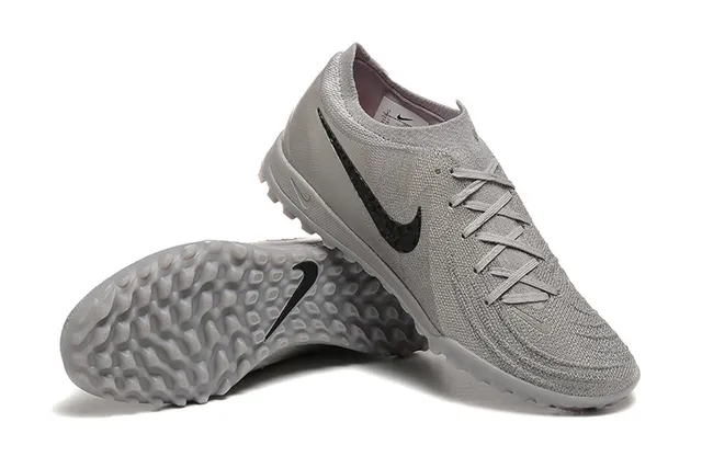 Nike Gray Black Turf Soccer Shoes 6