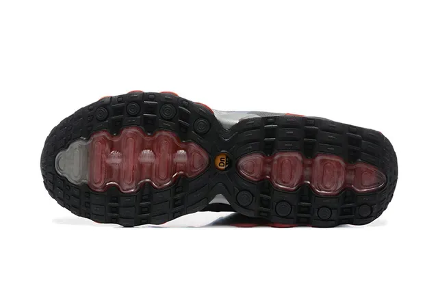 Nike Gris Rouge Maille Supérieure Jaula Synthétique Overlays Chaussures de Running 6