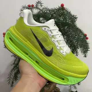 Nike Verde Blanco Malla Ingenierizada Superior Translucida Capas Suela Intermedia Zapatos de Running