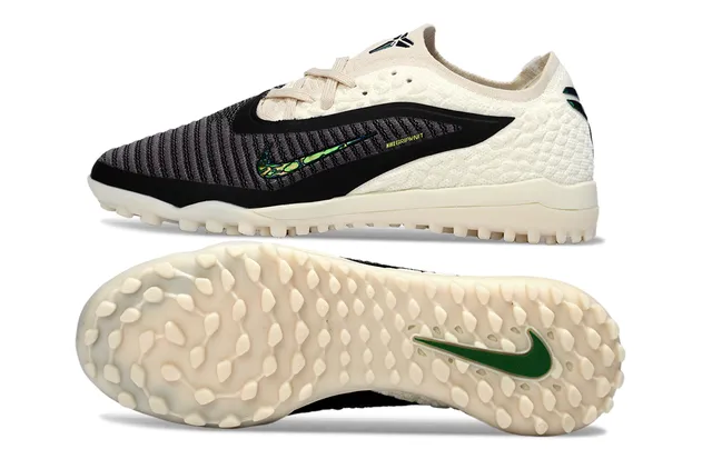 Nike Gripknit أعلى نيت بيج أخضر أحذية كرة القدم الصناعية السوداء قفص أرضي للعشب 6