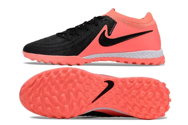 Nike Gripknit Tênis de Futebol Turf Laranja Preto com upper de knit e overlay lateral sintético de corte baixo 6