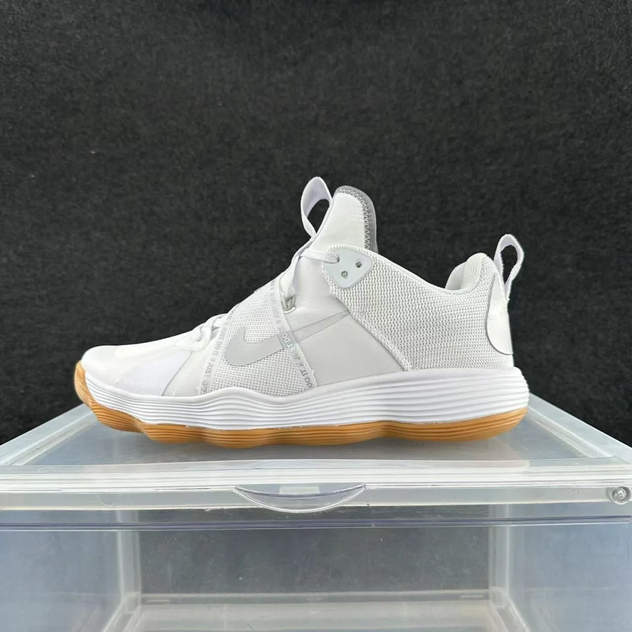 Nike Hyperdunk White Brown High-Top Mesh-Synthetic Hybrid Upper Basketball Shoes 2