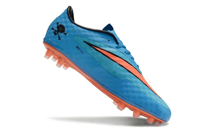 Nike Hypervenom Blue Orange Firm-Ground Soccer Shoes 2