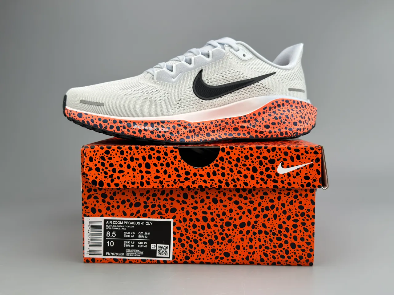 Nike Invincible Run ZoomX Orange Speckle Running Shoes 4