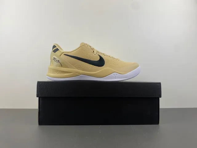 Nike Kobe 8 System Beige Black Basketball Shoes 16