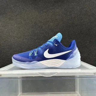 Nike Kobe 9 Elite Low नीली सफेद बास्केटबॉल जूते