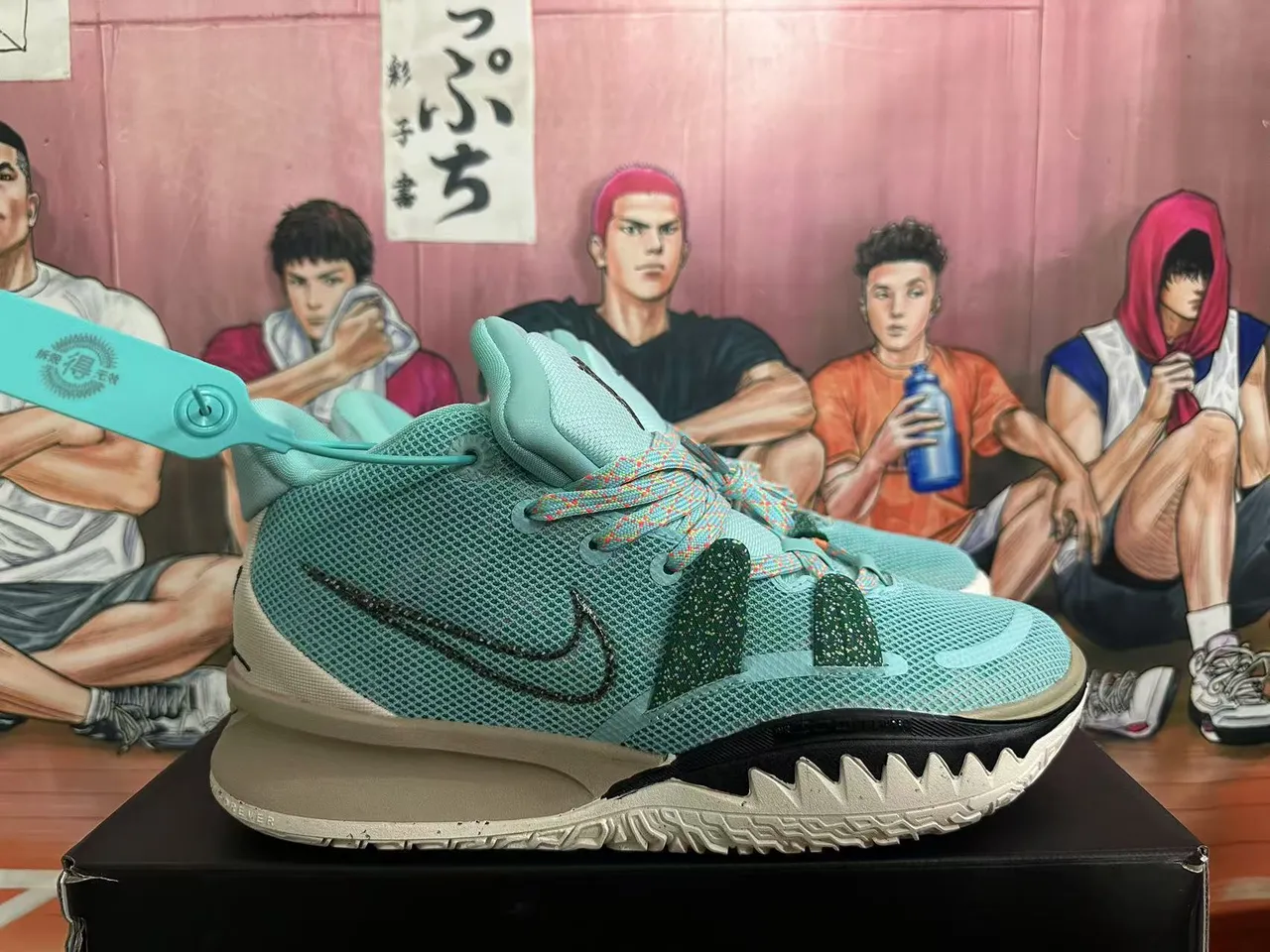 Nike Kyrie 7 Refreshing Blue Basketball Shoes 4