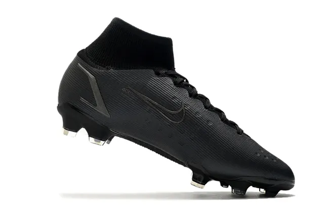Nike Mercurial High-Cut Black Firm-Ground Soccer Shoes 3