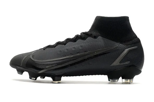 Nike Mercurial High-Cut Black Firm-Ground Soccer Shoes 5