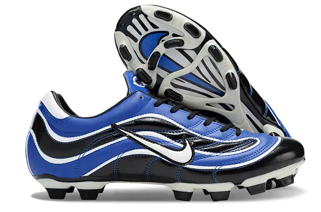 Nike Mercurial R9 Bleu Noir Blanc Firm-Ground Chaussures de football 2