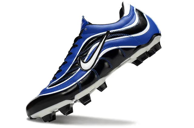 Nike Mercurial R9 Bleu Noir Blanc Firm-Ground Chaussures de football 3