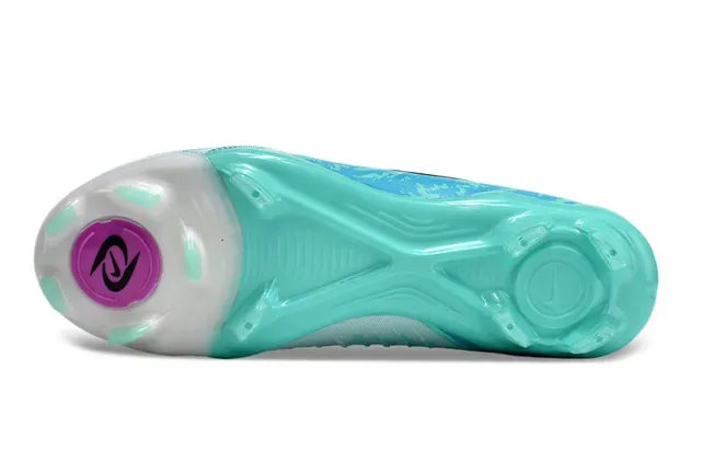 Nike Mercurial Botas de Futebol Aqua Blue Purple Gradient para solo firme 6