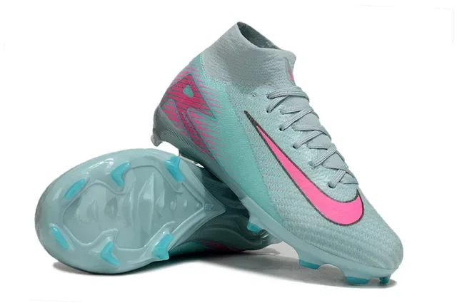 Nike Mercurial Superfly Aqua Pink Chaussures de football pour terrain ferme 2