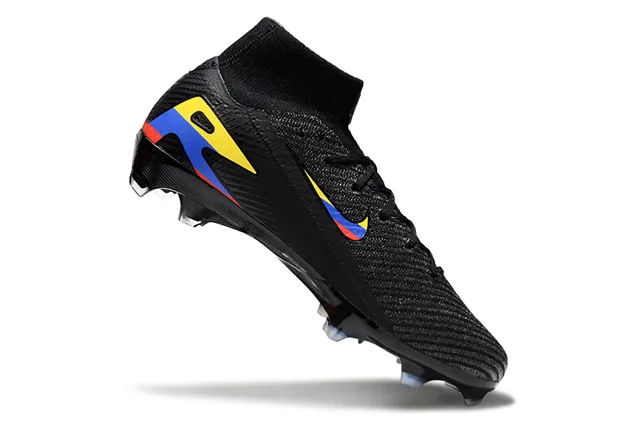Nike Mercurial Superfly Black Yellow Blue Red Firm-Ground Soccer Shoes 2