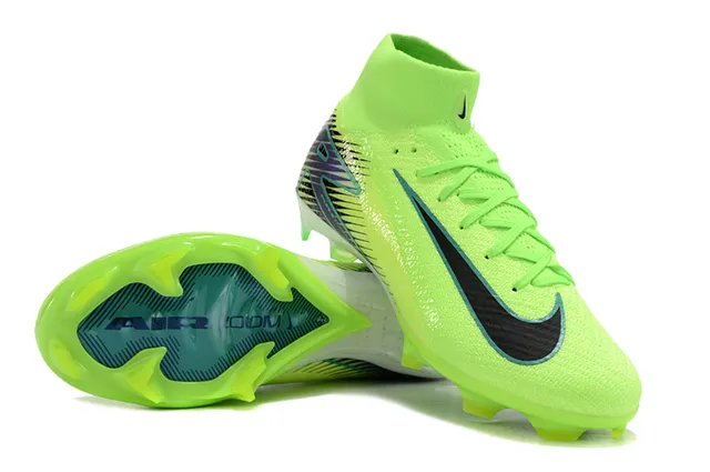 Nike Mercurial Superfly Neon Lime Green Firm-Ground Soccer Shoes 4