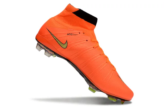 Nike Mercurial Superfly Orange Neon Green Firm-Ground Soccer Shoes 2