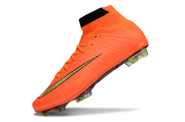 Nike Mercurial Superfly Orange Neon Green Firm-Ground Soccer Shoes 3