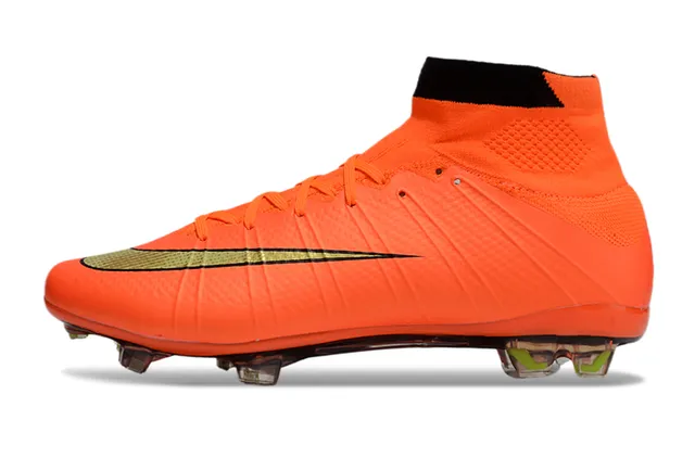 Nike Mercurial Superfly Orange Neon Green Firm-Ground Soccer Shoes 7