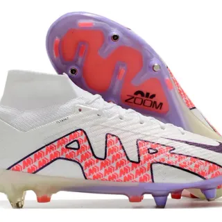 Nike Mercurial Superfly 白粉紫草地足球鞋
