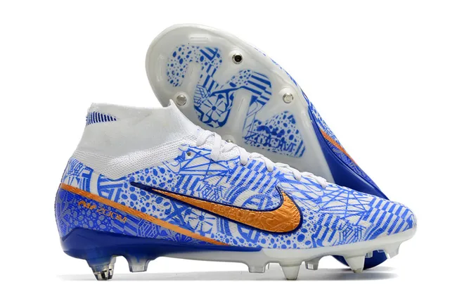 Nike Mercurial Superfly Blanc Rose Violet Terrain ferme Chaussures de football 6