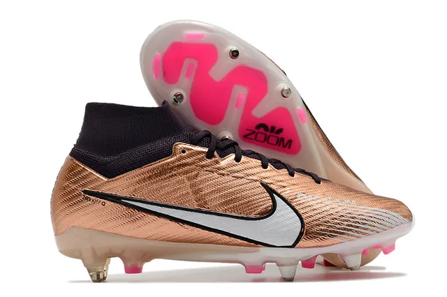Nike Mercurial Superfly Blanc Rose Violet Terrain ferme Chaussures de football 7