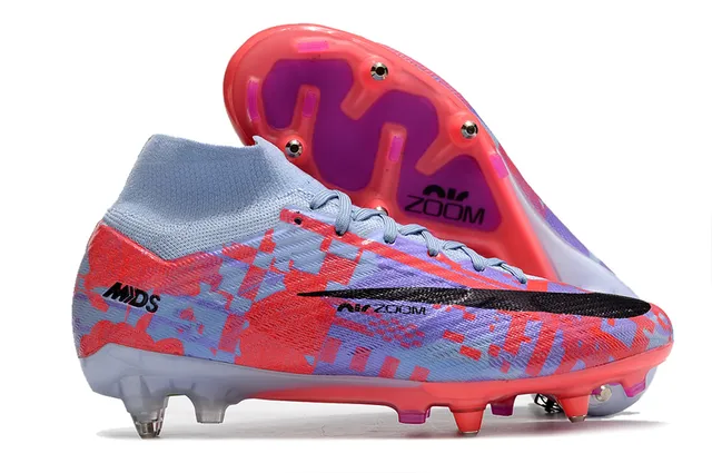 Nike Mercurial Superfly Blanc Rose Violet Terrain ferme Chaussures de football 11