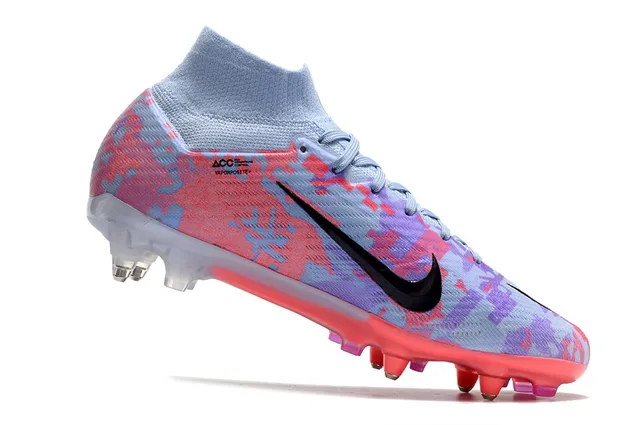 Nike Mercurial Superfly Blanc Rose Violet Terrain ferme Chaussures de football 19