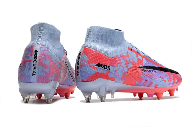 Nike Mercurial Superfly Blanc Rose Violet Terrain ferme Chaussures de football 23
