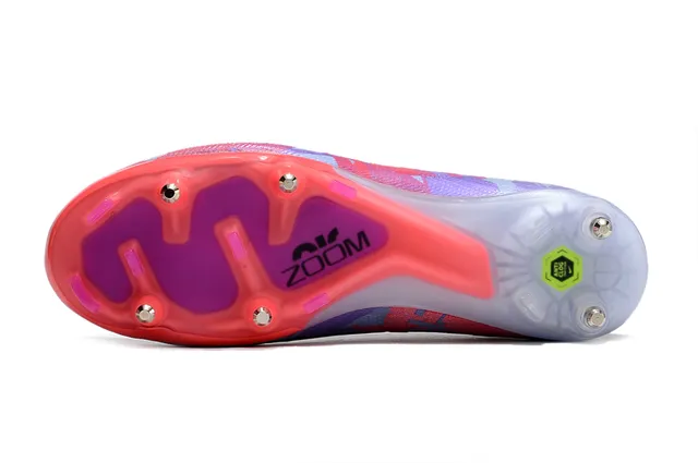 Nike Mercurial Superfly Blanc Rose Violet Terrain ferme Chaussures de football 24