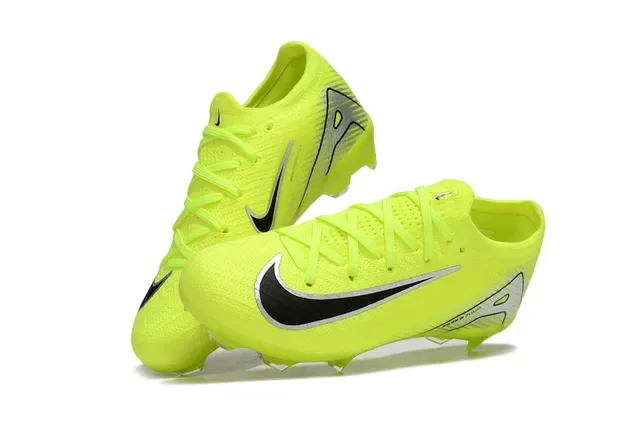 Nike Mercurial Vapor Air Zoom Neon Yellow Firm-Ground Chaussures de football 3