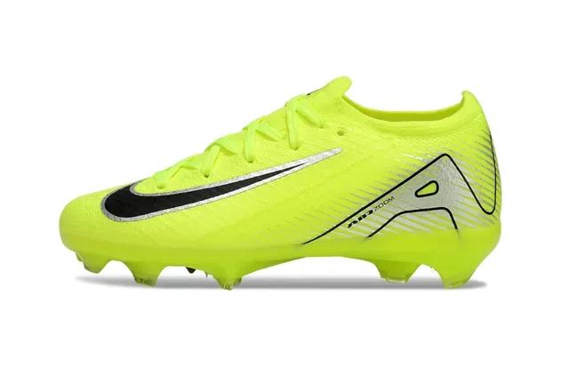 Nike Mercurial Vapor Air Zoom Neon Yellow Firm-Ground Chaussures de football 4