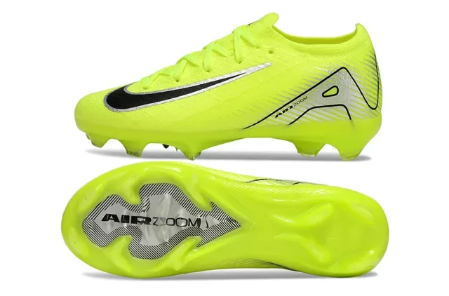 Nike Mercurial Vapor Air Zoom Neon Yellow Firm-Ground Chaussures de football 6