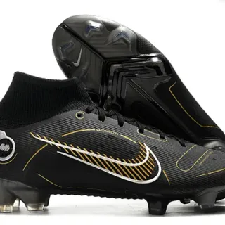 Nike Mercurial Vapor Composite Black Gold Firm-Ground Zapatos de fútbol