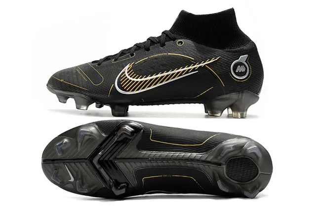 Nike Mercurial Vapor Composite Black Gold Firm-Ground Chaussures de football 2
