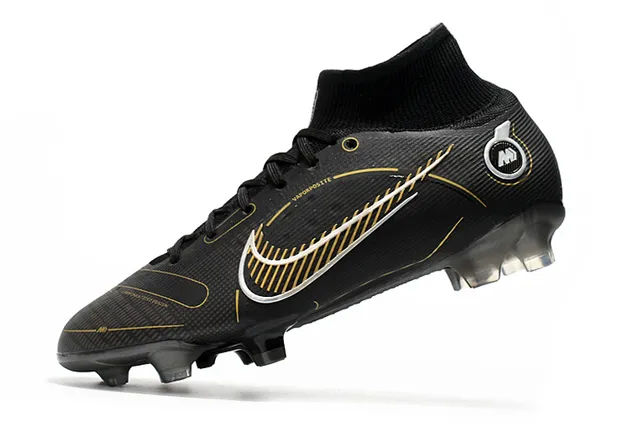 Nike Mercurial Vapor Composite Black Gold Firm-Ground Chaussures de football 4