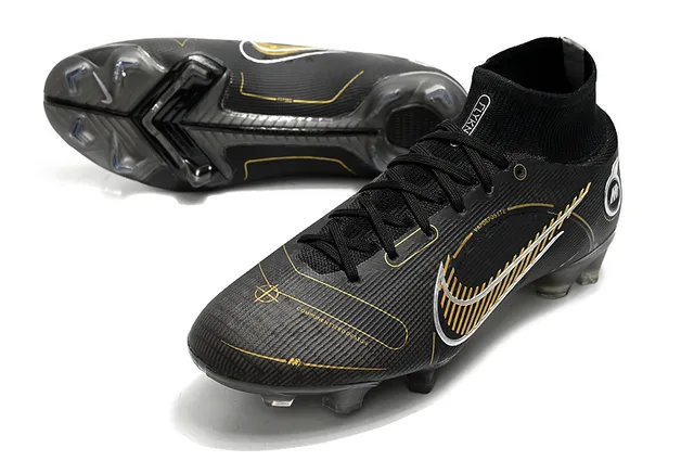 Nike Mercurial Vapor Composite Black Gold Firm-Ground Chaussures de football 6
